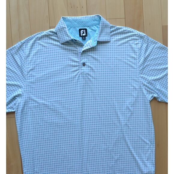 FootJoy Golf Short Sleeve Polo Athletic Shirt Size L - Picture 2 of 5